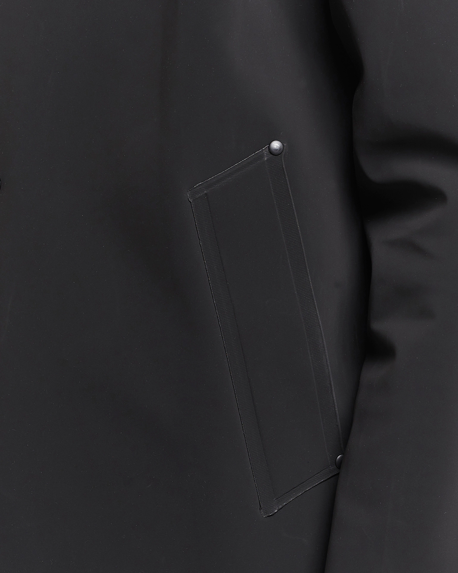 Heren | Jassen | Stutterheim | Stockholm Raincoat Suede Black