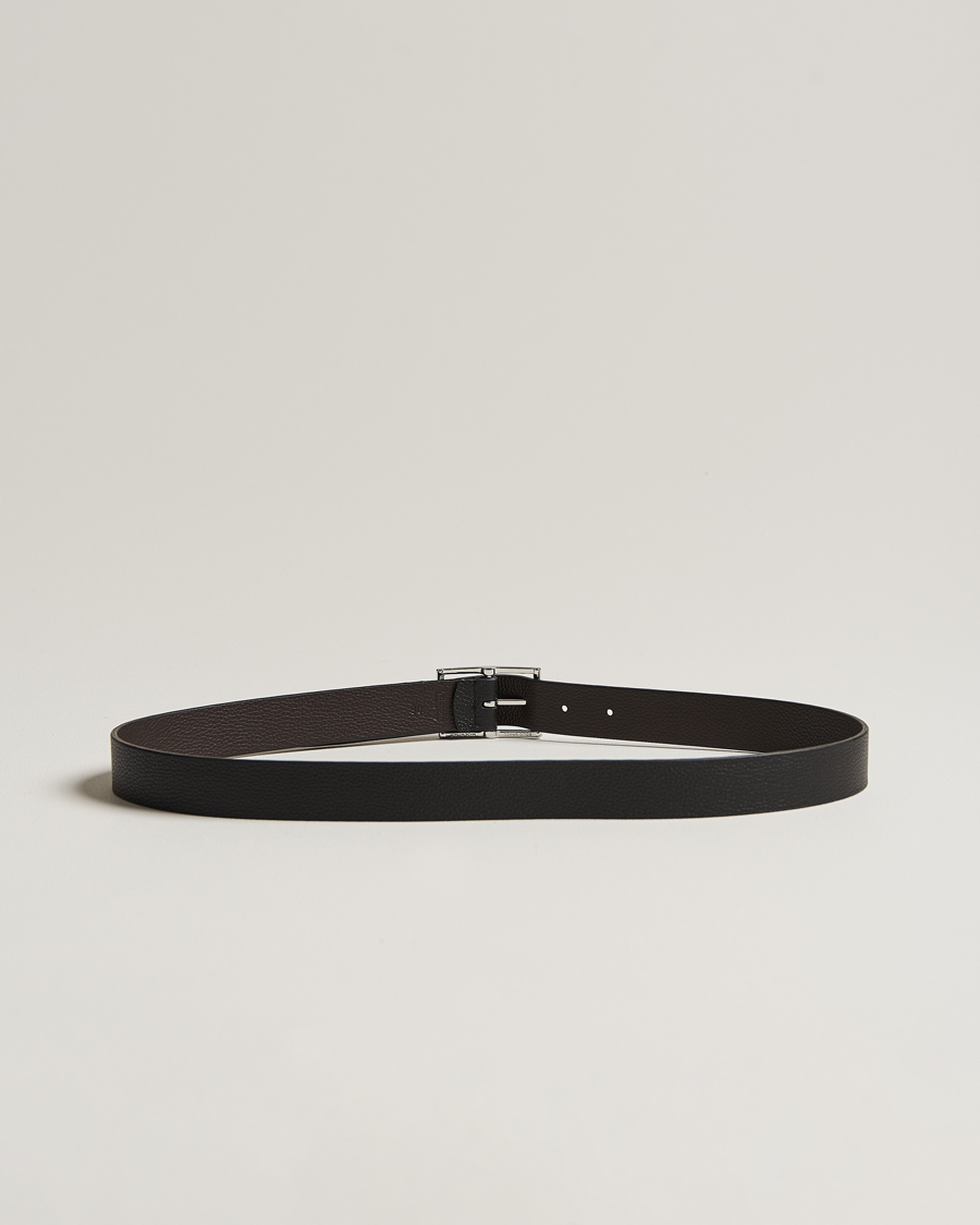 Heren | Anderson's Reversible Grained Leather Belt 3 cm Black/Brown | Anderson's | Reversible Grained Leather Belt 3 cm Black/Brown