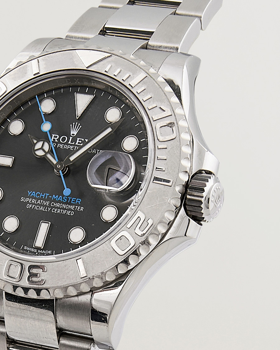 Heren | Rolex Pre-Owned Yacht Master 116622 Oyster Perpetual Silver | Rolex Pre-Owned | Yacht Master 116622 Oyster Perpetual Silver