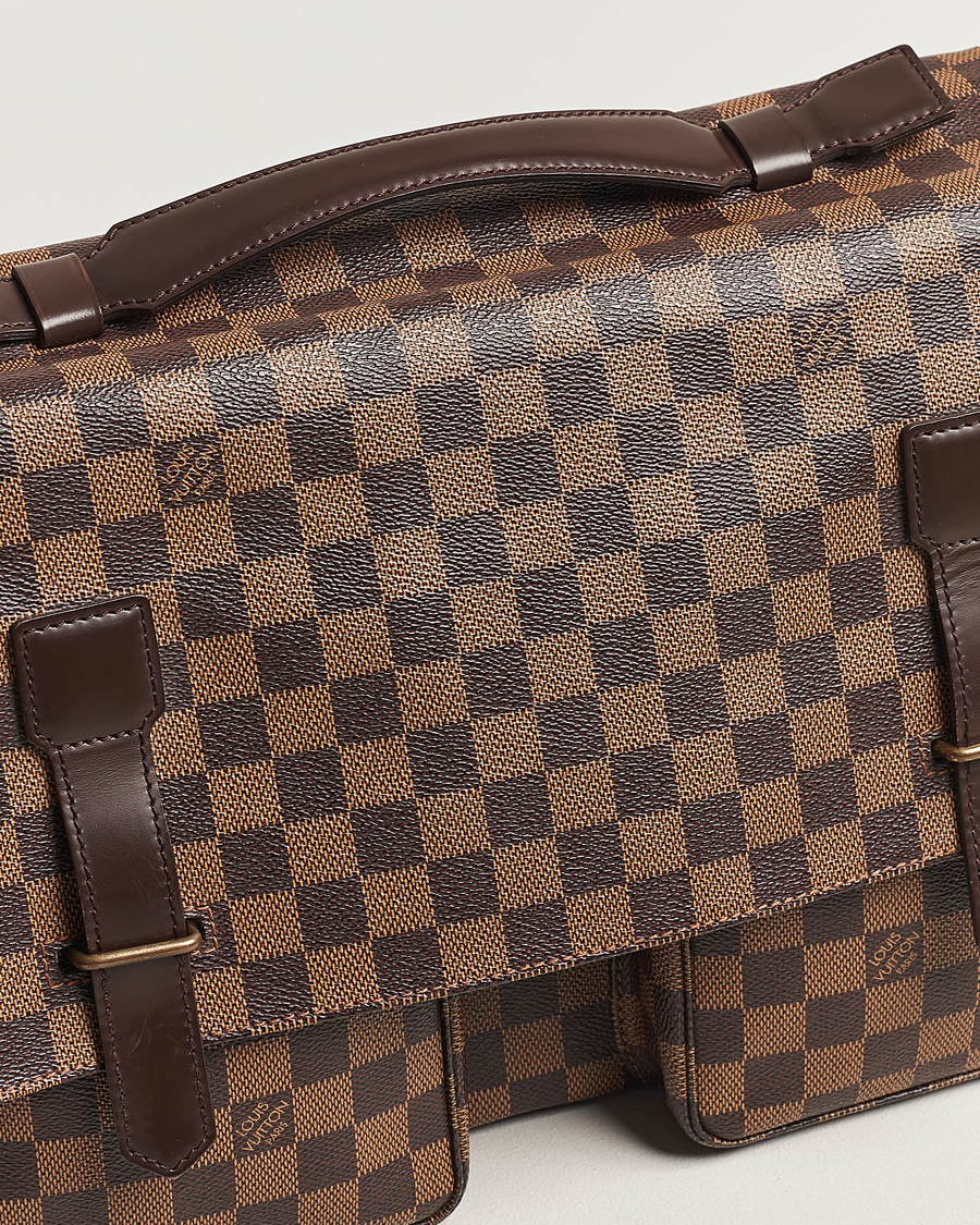 Heren | Louis Vuitton Pre-Owned Broadway Messenger Bag Damier Ebene  | Louis Vuitton Pre-Owned | Broadway Messenger Bag Damier Ebene 