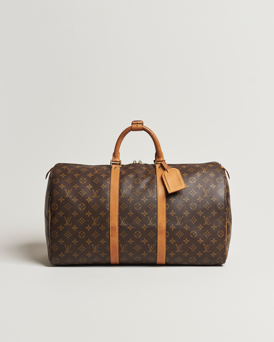 Heren | Louis Vuitton Pre-Owned Keepall 50 Bag Monogram | Louis Vuitton Pre-Owned | Keepall 50 Bag Monogram