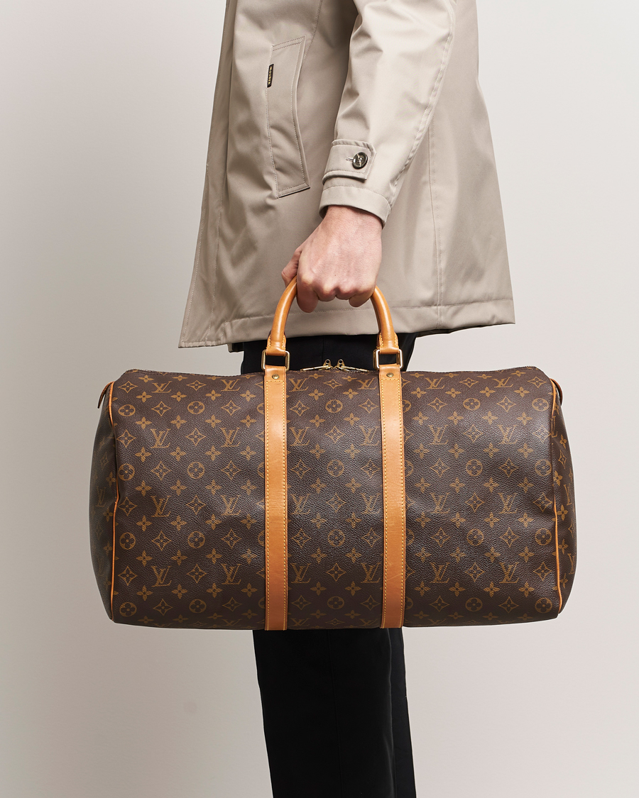 Heren | Pre-Owned & Vintage Bags | Louis Vuitton Pre-Owned | Keepall 50 Bag Monogram 