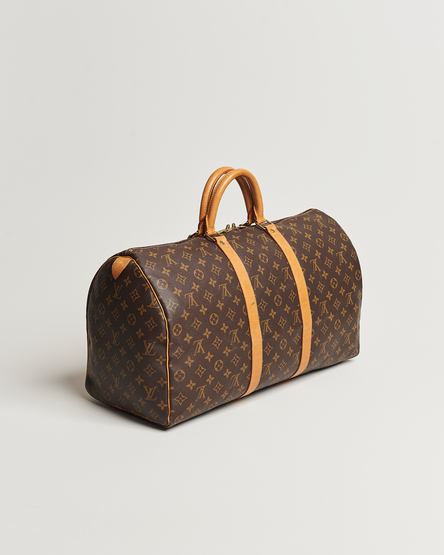 Heren | Pre-Owned & Vintage Bags | Louis Vuitton Pre-Owned | Keepall 50 Bag Monogram 
