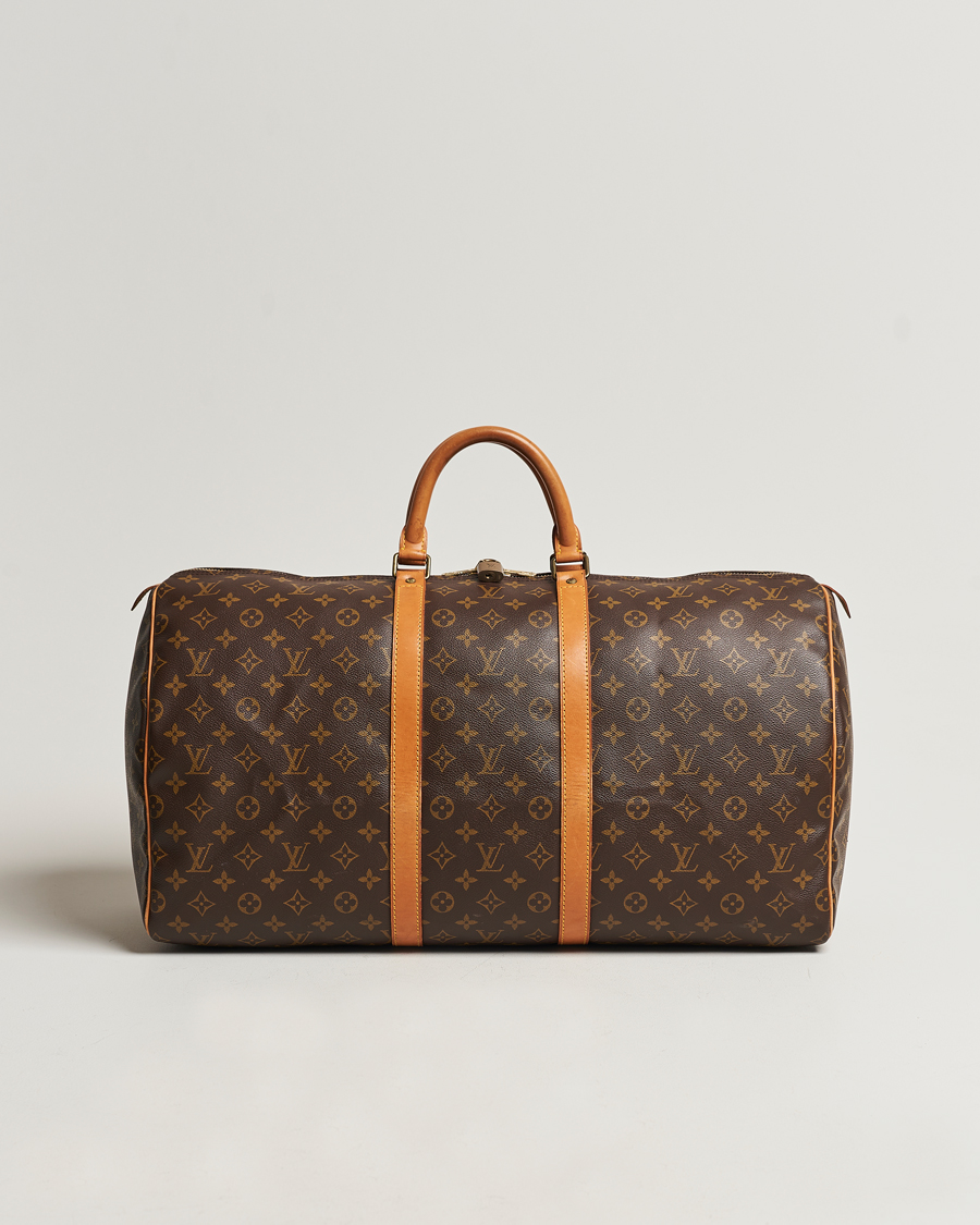 Heren | Louis Vuitton Pre-Owned Keepall 55 Bag Monogram | Louis Vuitton Pre-Owned | Keepall 55 Bag Monogram