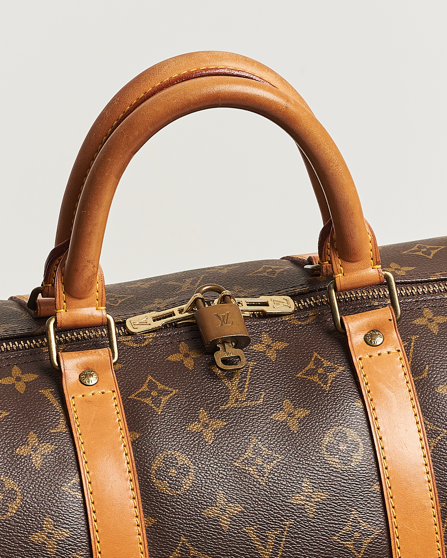 Heren | Louis Vuitton Pre-Owned Keepall 55 Bag Monogram | Louis Vuitton Pre-Owned | Keepall 55 Bag Monogram