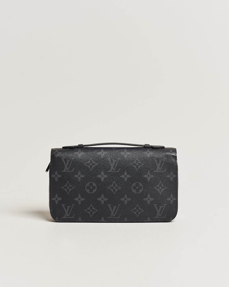 Heren | Pre-Owned & Vintage Bags | Louis Vuitton Pre-Owned | Zippy XL Wallet Monogram Eclipse 