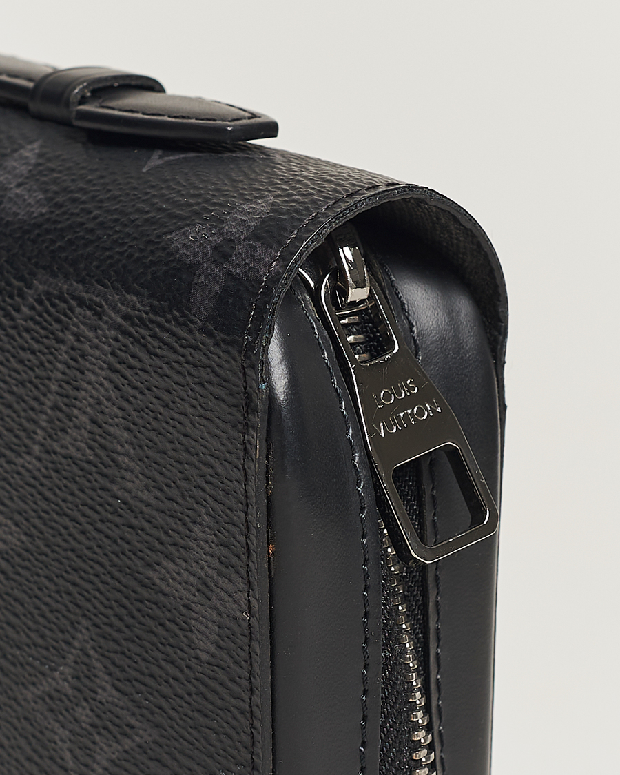 Heren | Pre-Owned & Vintage Bags | Louis Vuitton Pre-Owned | Zippy XL Wallet Monogram Eclipse 