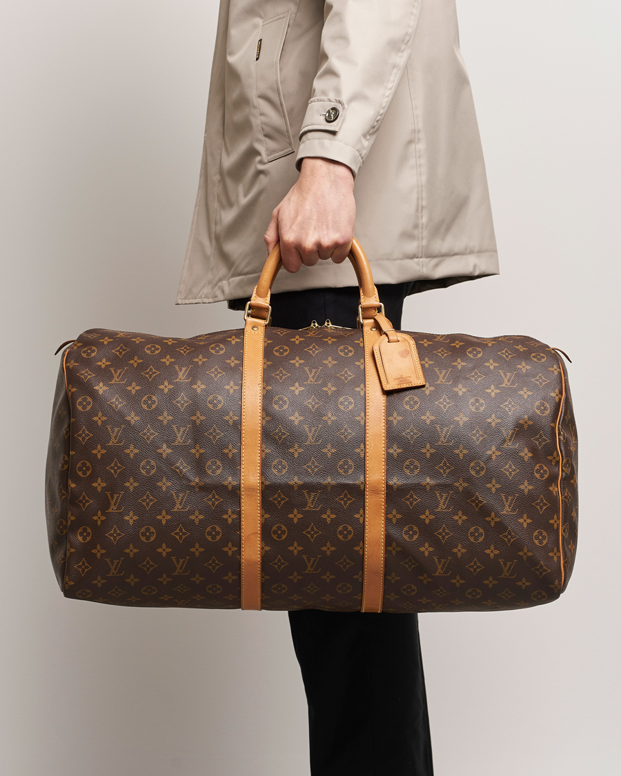 Heren | Pre-Owned & Vintage Bags | Louis Vuitton Pre-Owned | Keepall 60 Bag Monogram 