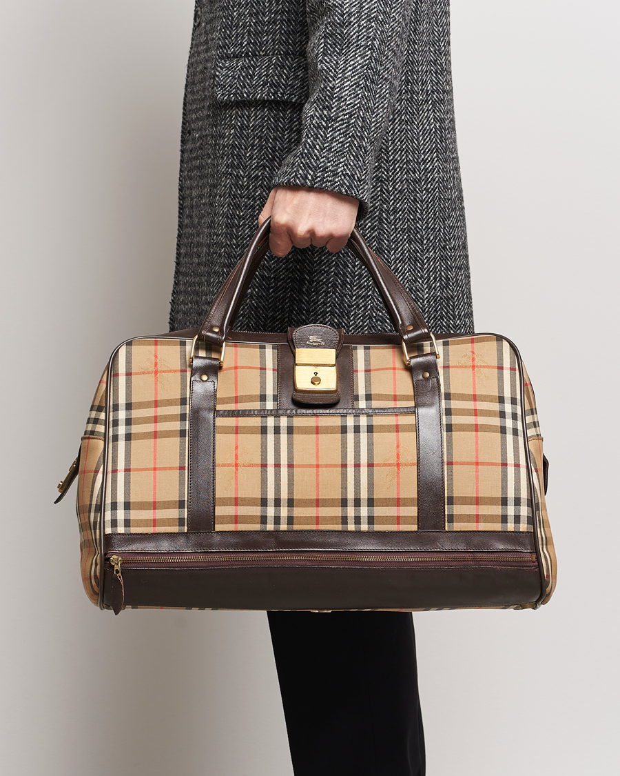 Heren | Burberry Pre-Owned | Burberry Pre-Owned | Carry On Travel Bag Haymarket Check