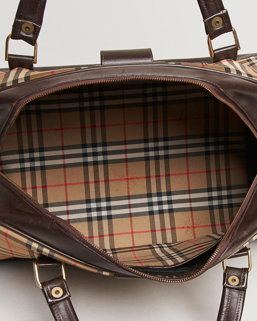 Heren | Pre-Owned & Vintage Bags | Burberry Pre-Owned | Carry On Travel Bag Haymarket Check