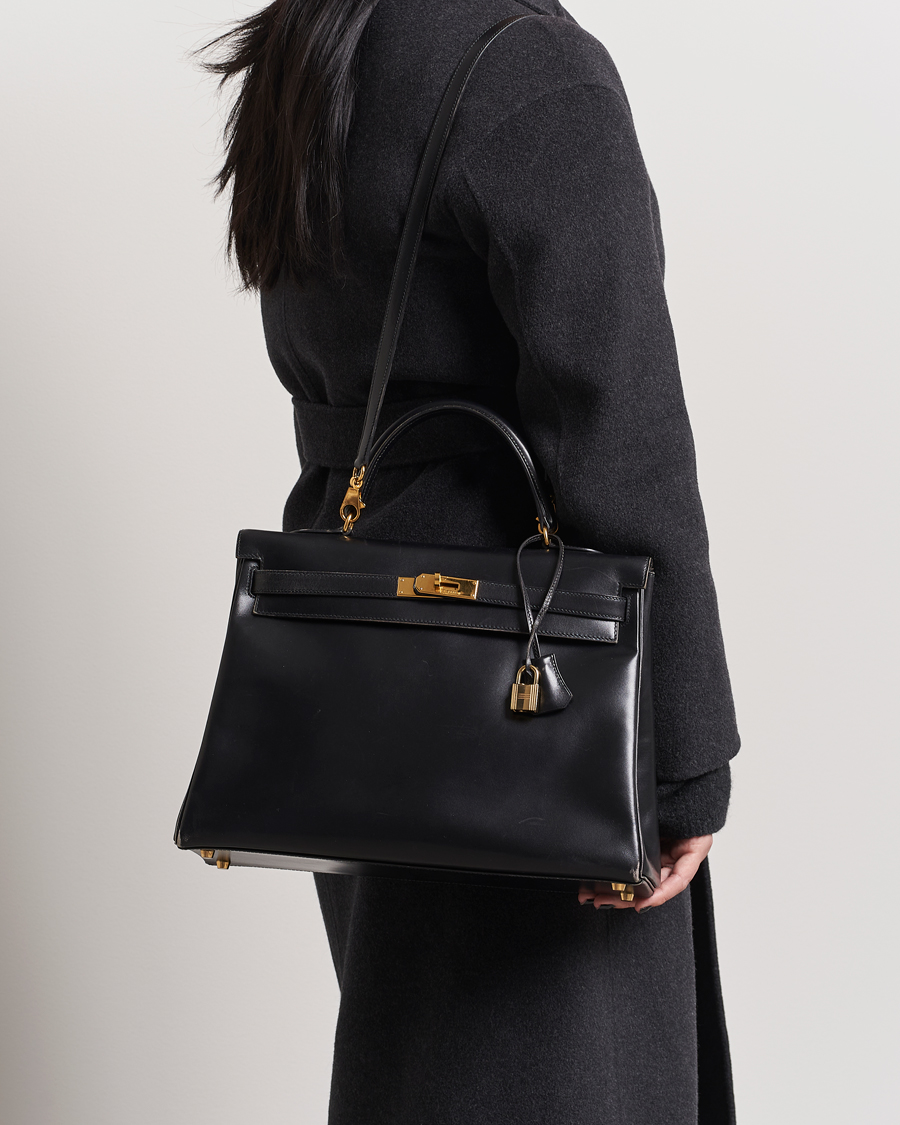 Heren | Gifts for Her | Hermès Pre-Owned | Kelly 35 Handbag Black 