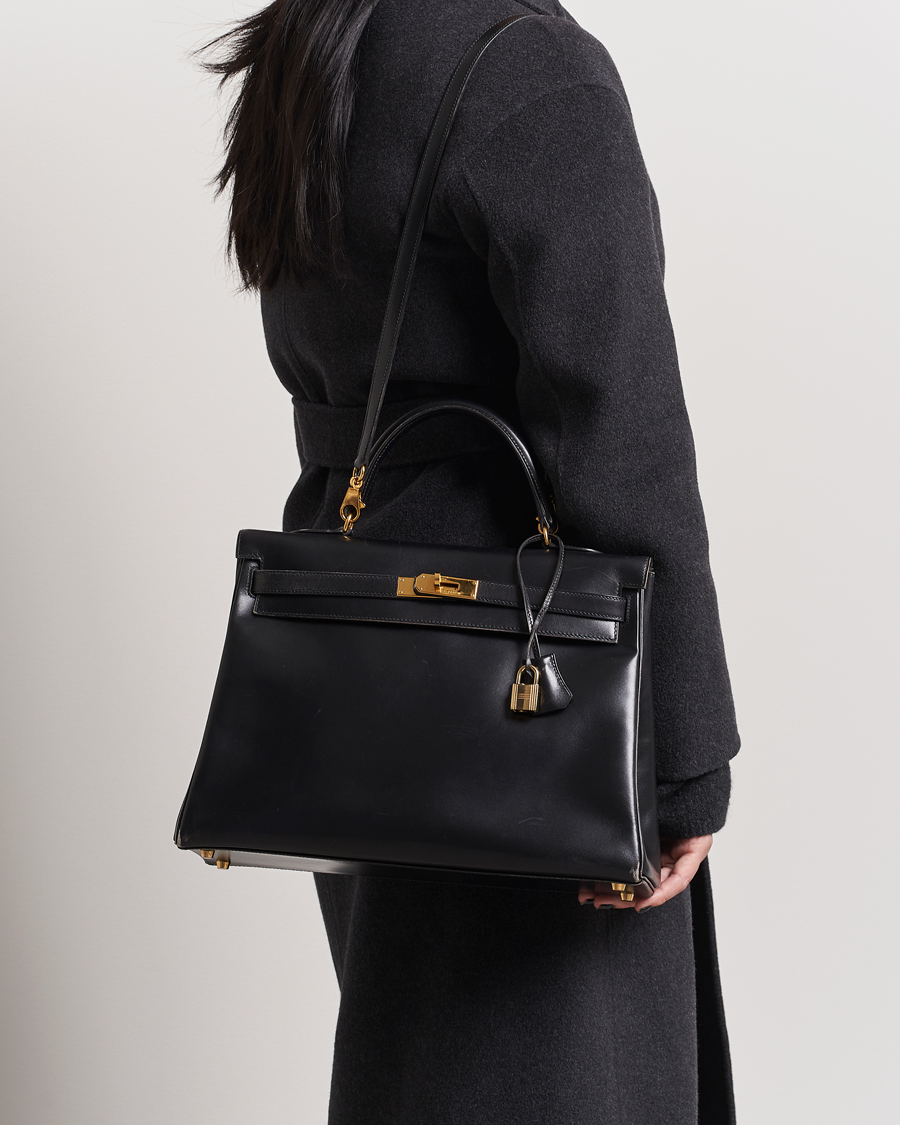 Heren | Hermès Pre-Owned | Hermès Pre-Owned | Kelly 35 Handbag Black 