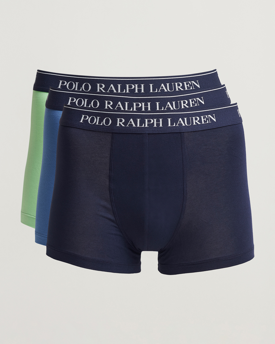 Heren | Ondergoed | Polo Ralph Lauren | 3-Pack Trunk Green/Blue/Navy