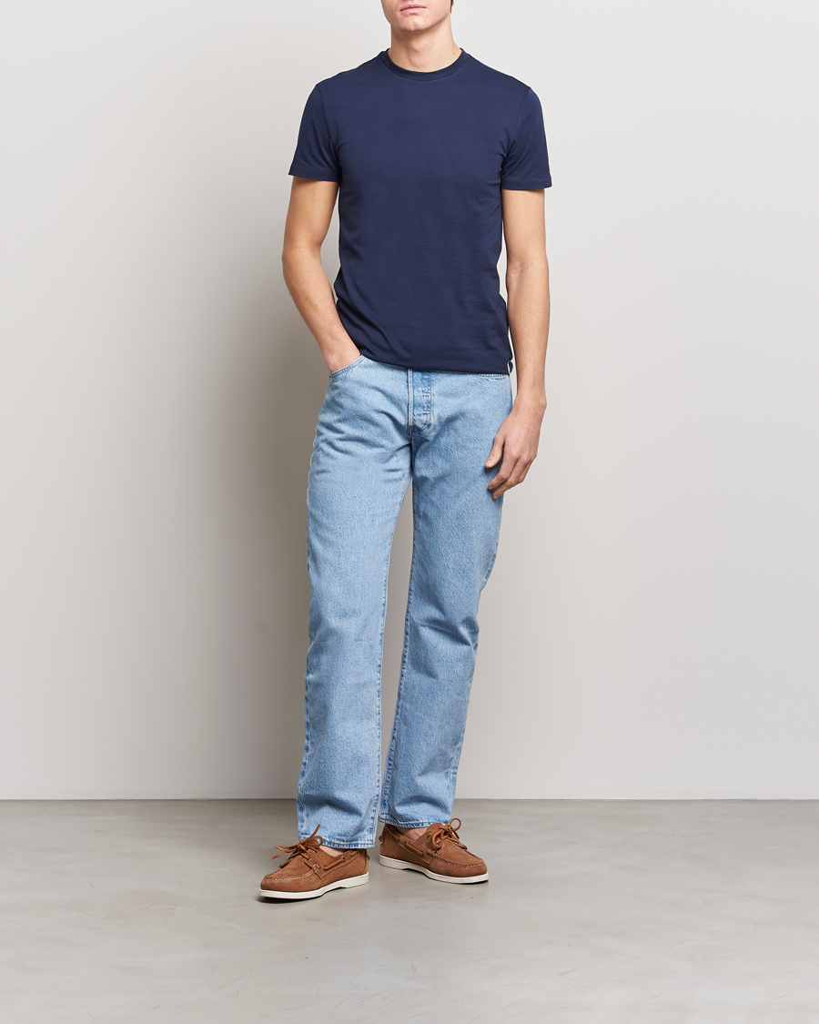 Heren | T-shirts | Polo Ralph Lauren | 3-Pack Crew Neck T-Shirt Green/Blue/Navy