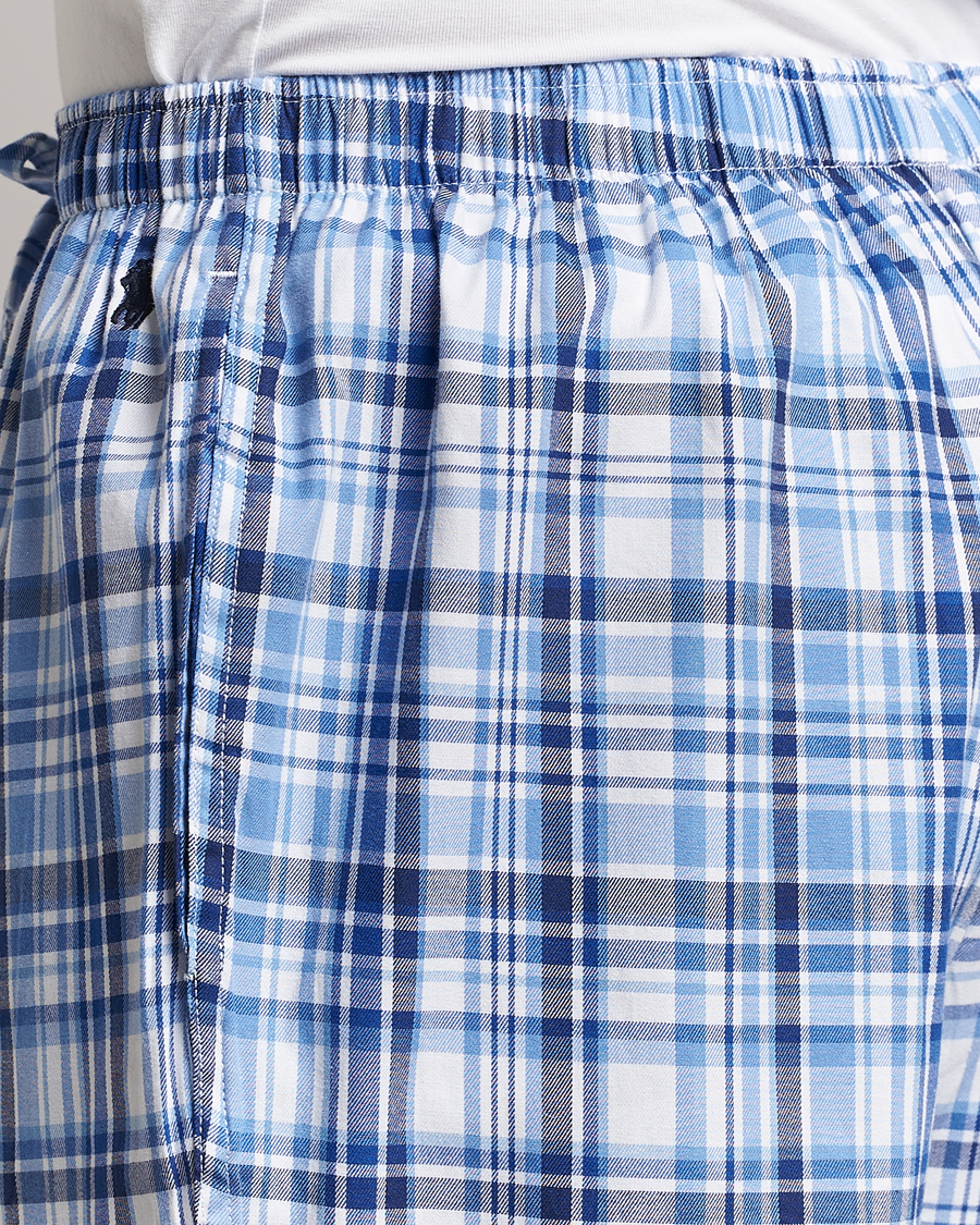 Heren | Pyjama's en gewaden | Polo Ralph Lauren | Cotton Checked Pyjama Set Blue Plaid