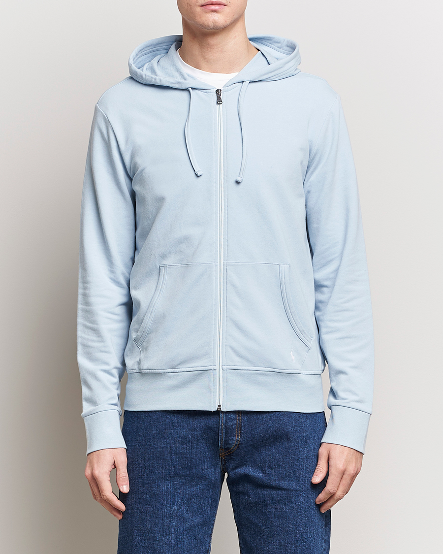 Men |  | Polo Ralph Lauren | Cotton Jersey Long Sleeve Hoodie Alpine Blue