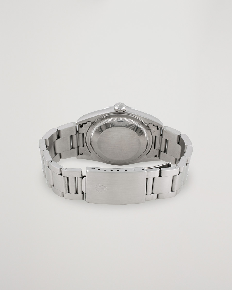 Heren | Rolex Pre-Owned Datejust 16200 Oyster Perpetual Steel White Silver | Rolex Pre-Owned | Datejust 16200 Oyster Perpetual Steel White Silver