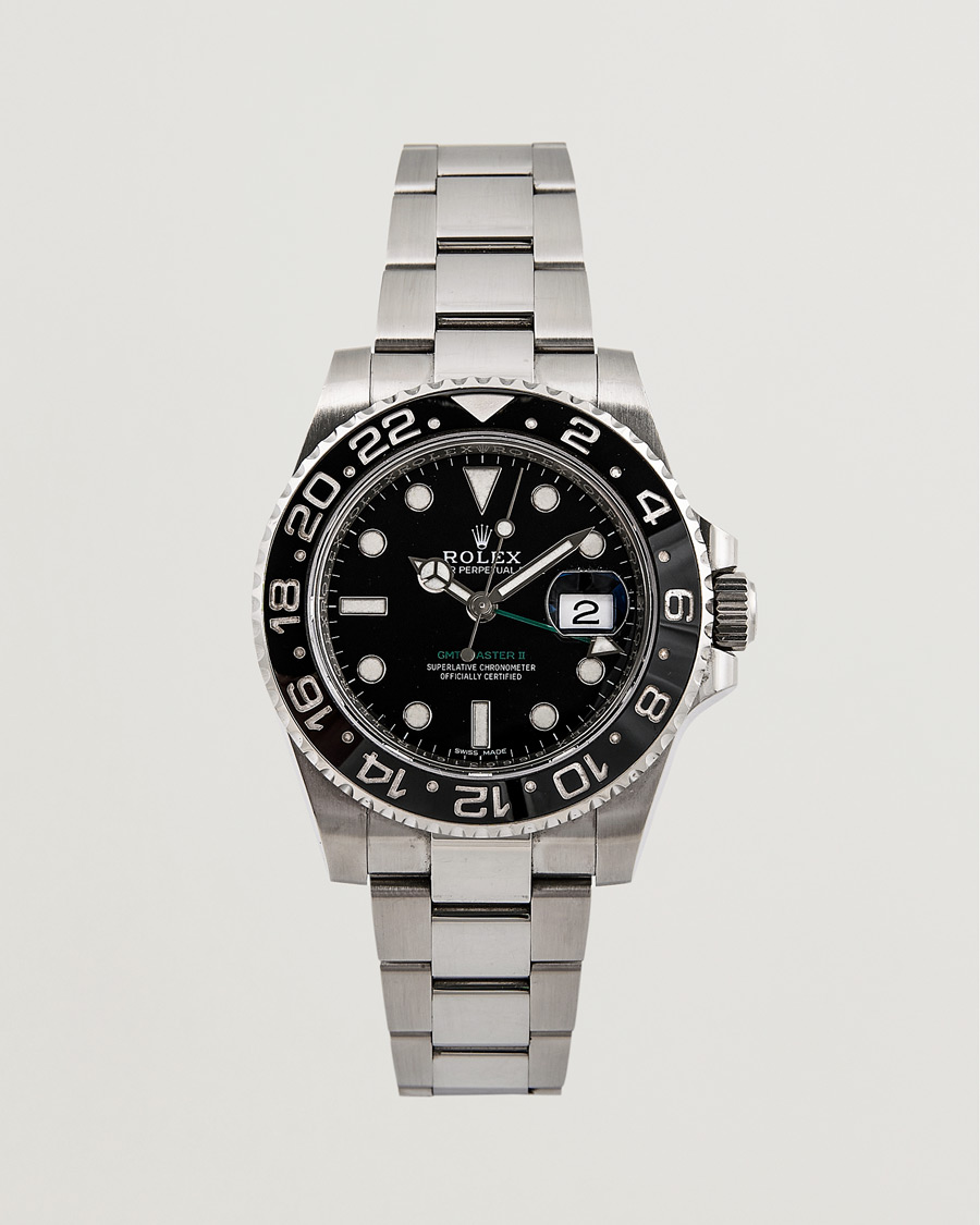Heren | Rolex Pre-Owned GMT-Master II 116710LN Silver | Rolex Pre-Owned | GMT-Master II 116710LN Silver