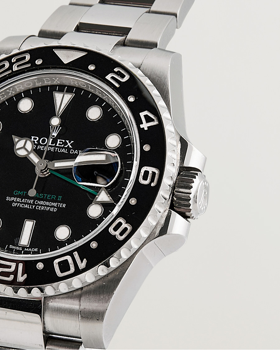 Heren | Rolex Pre-Owned GMT-Master II 116710LN Silver | Rolex Pre-Owned | GMT-Master II 116710LN Silver