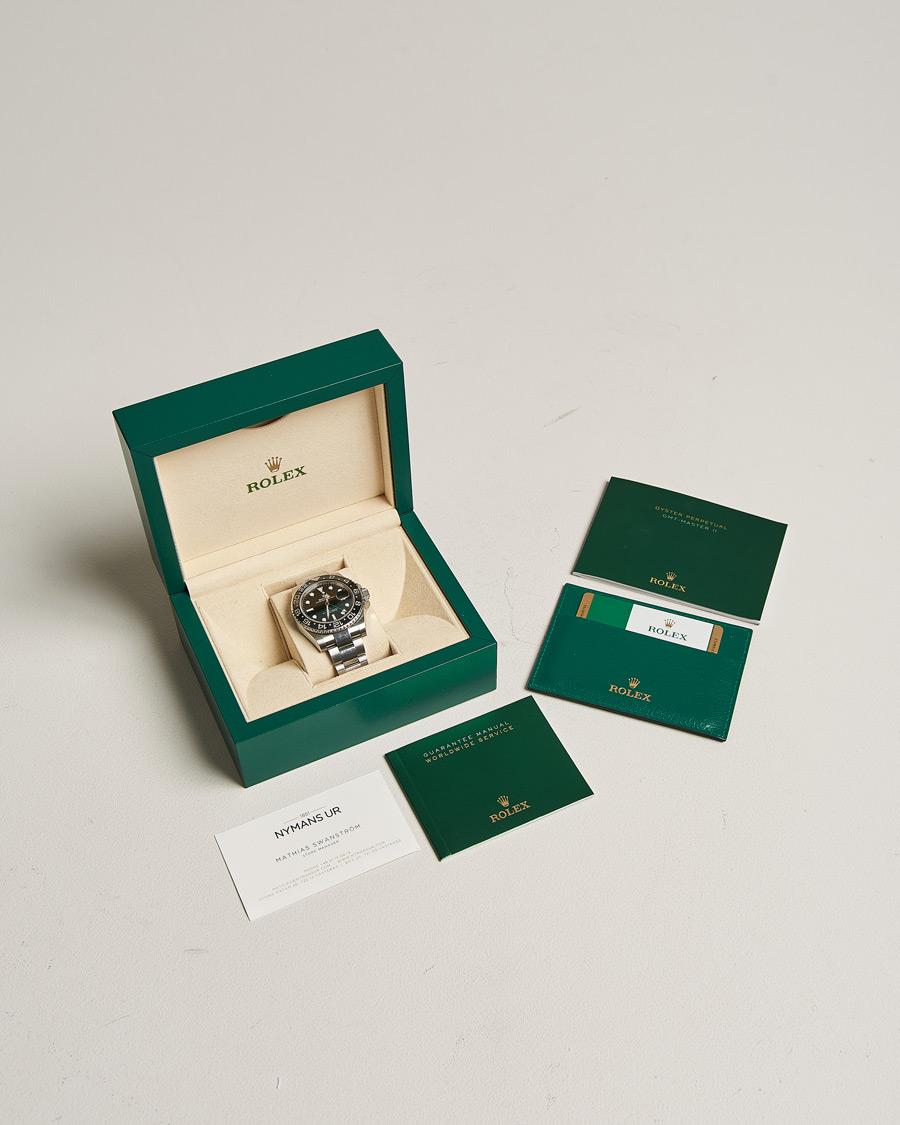 Heren | Rolex Pre-Owned GMT-Master II 116710LN Silver | Rolex Pre-Owned | GMT-Master II 116710LN Silver