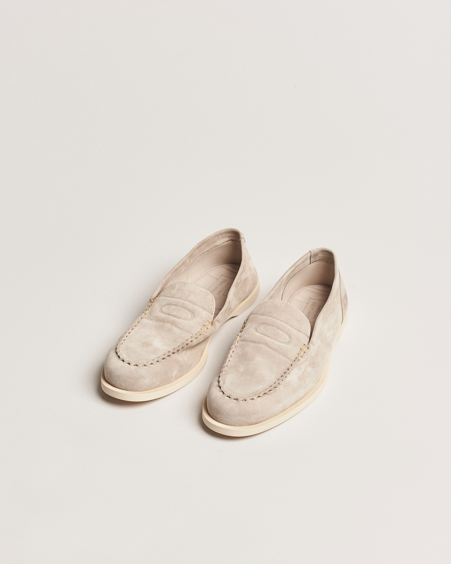 Heren | Instappers | John Lobb | Pace Summer Loafer Sand Suede