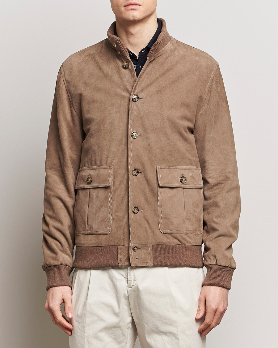 Heren |  | Valstar | Valstarino Suede Jacket Greige