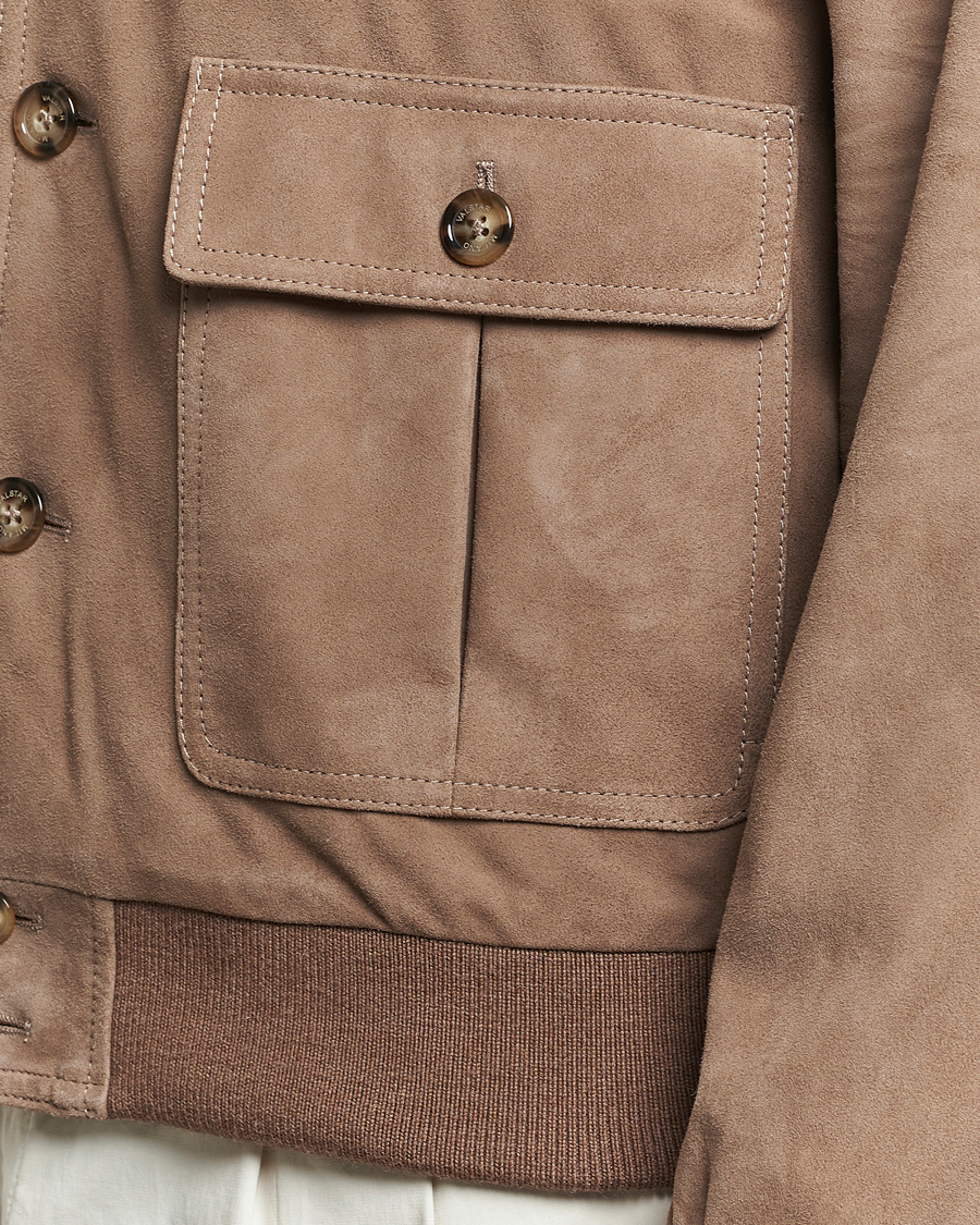 Heren | Jassen | Valstar | Valstarino Suede Jacket Greige
