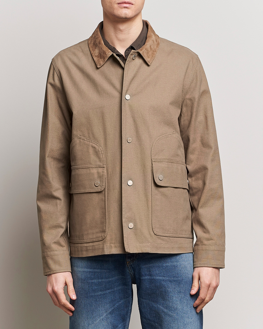 Heren | Italian Department | Valstar | Canvas Chore Jacket Khaki