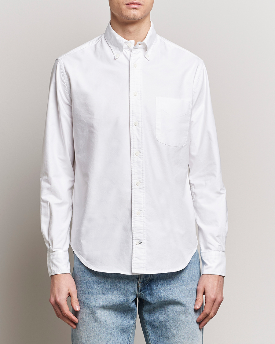 Heren | Afdelingen | Gitman Vintage | Button Down Oxford Shirt White