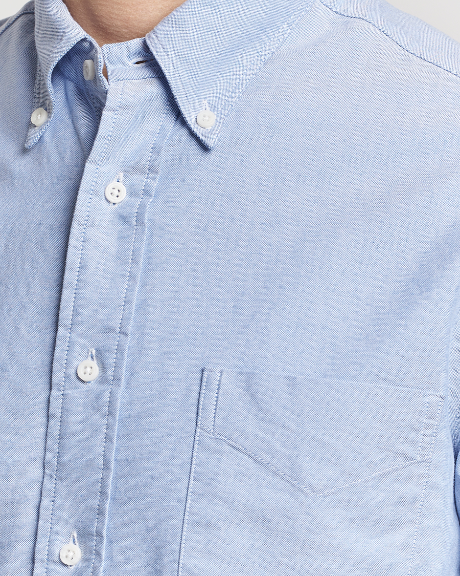 Heren | Overhemden | Gitman Vintage | Button Down Oxford Shirt Light Blue