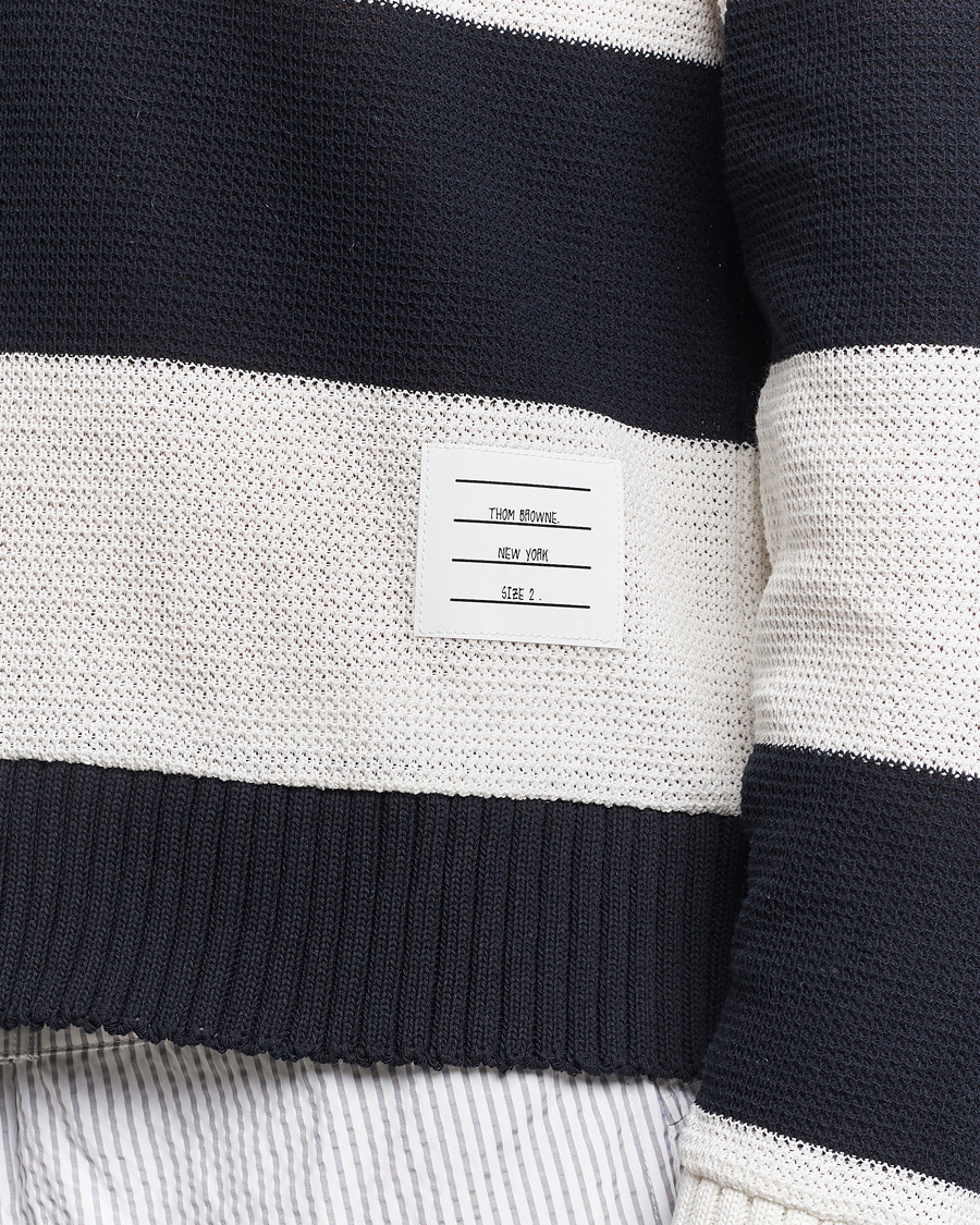Heren | Truien | Thom Browne | Long Sleeve Rugby White/Navy