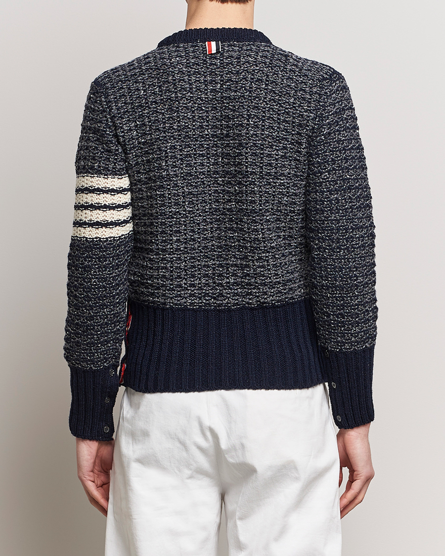 Heren | Truien | Thom Browne | 4-Bar Donegal Sweater Navy