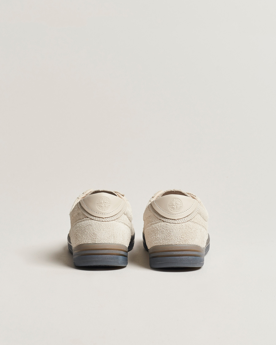Heren | Stone Island S0101 Suede Sneakers Natural Beige | Stone Island | S0101 Suede Sneakers Natural Beige