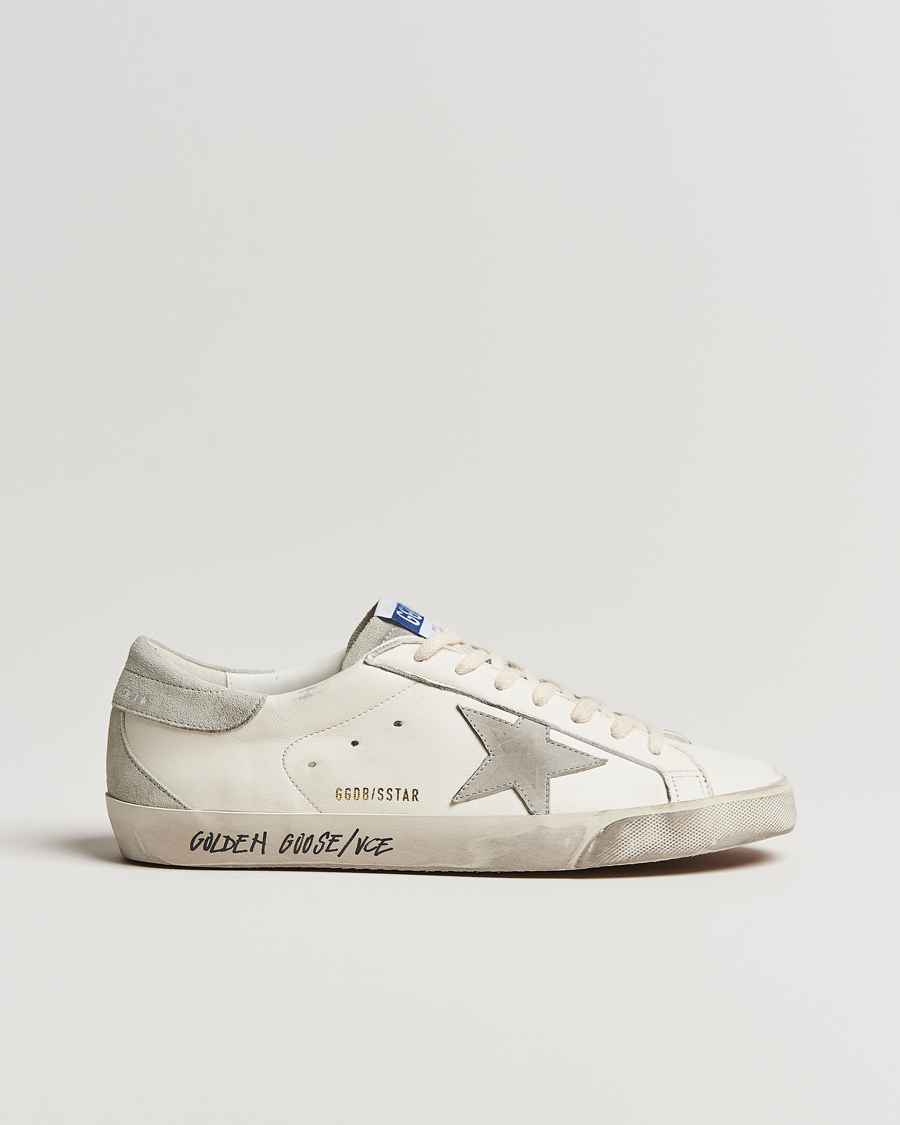 Heren | Golden Goose Deluxe Brand Super-Star Sneaker White/Ice | Golden Goose | Deluxe Brand Super-Star Sneaker White/Ice