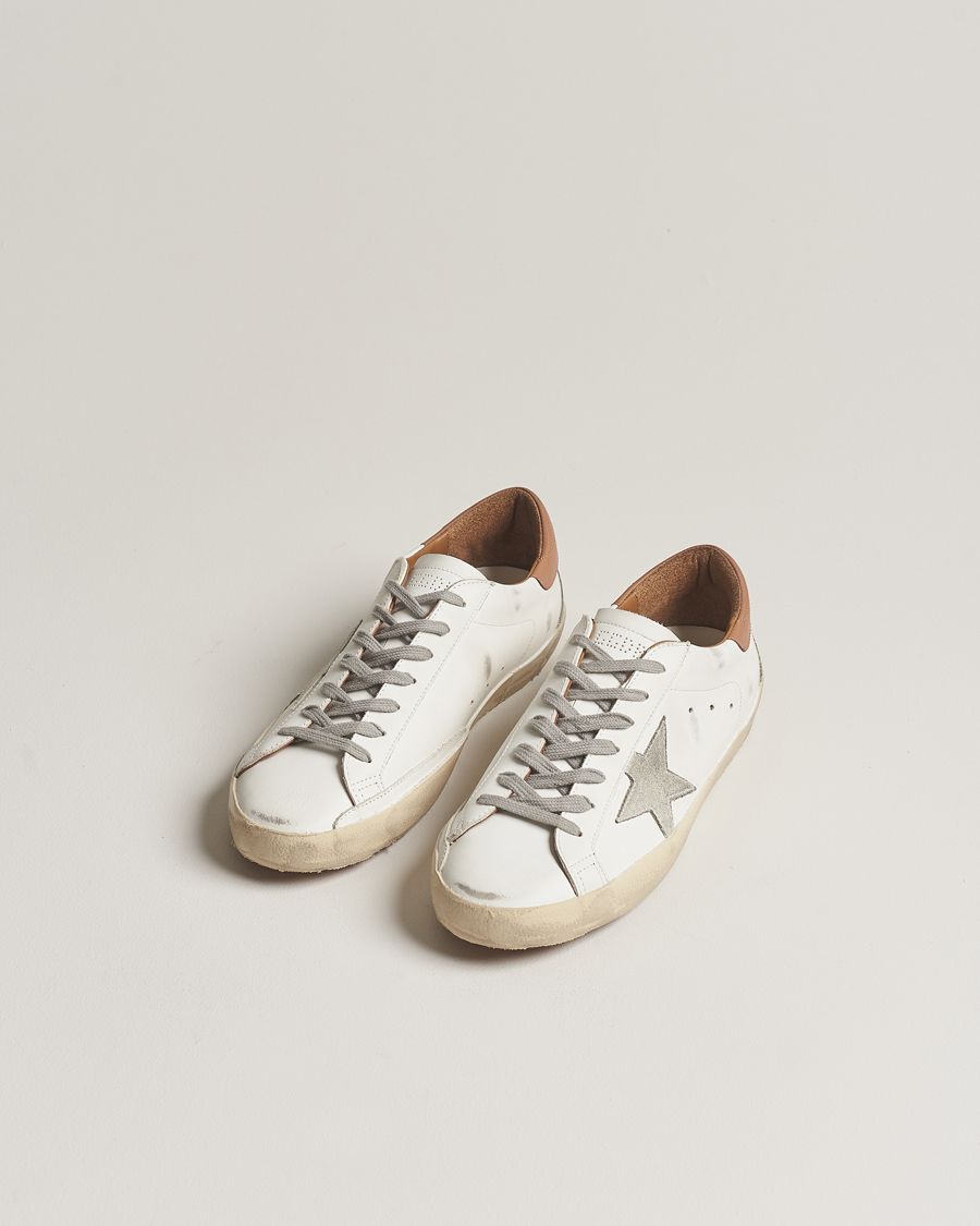 Heren | Witte sneakers | Golden Goose | Deluxe Brand Super-Star Sneaker White/Caramel
