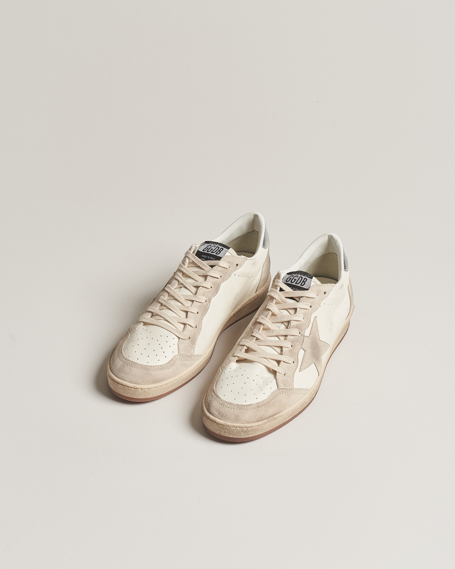 Heren | Golden Goose Deluxe Brand Ball Star Sneakers White/Beige | Golden Goose | Deluxe Brand Ball Star Sneakers White/Beige