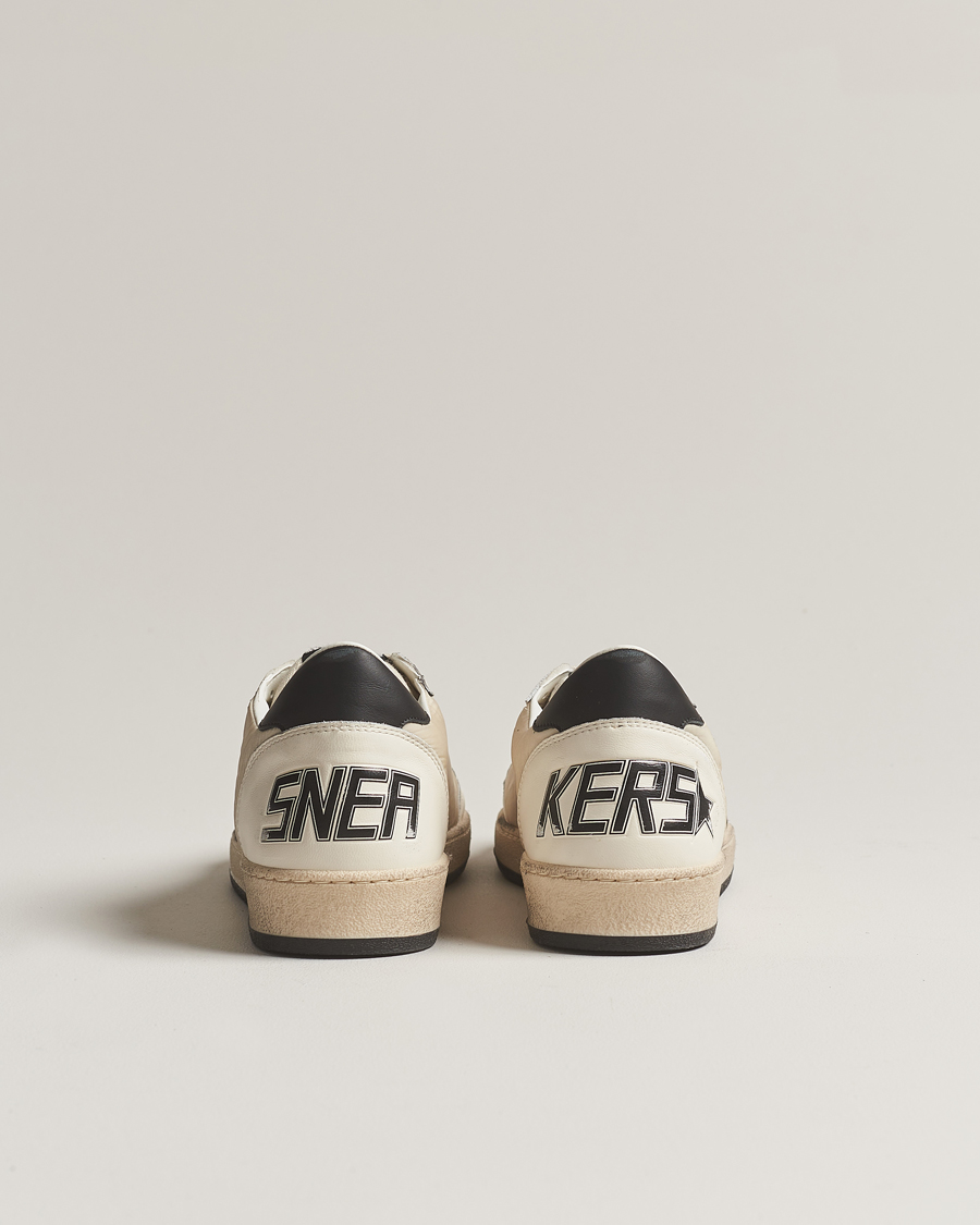 Heren | Golden Goose Deluxe Brand Ball Star Sneakers Beige/Burgundy | Golden Goose | Deluxe Brand Ball Star Sneakers Beige/Burgundy