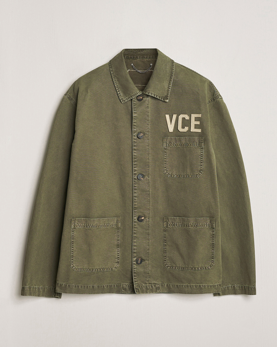 Heren | Jassen | Golden Goose | Deluxe Brand Garment Dyed Work Shirt Military Green