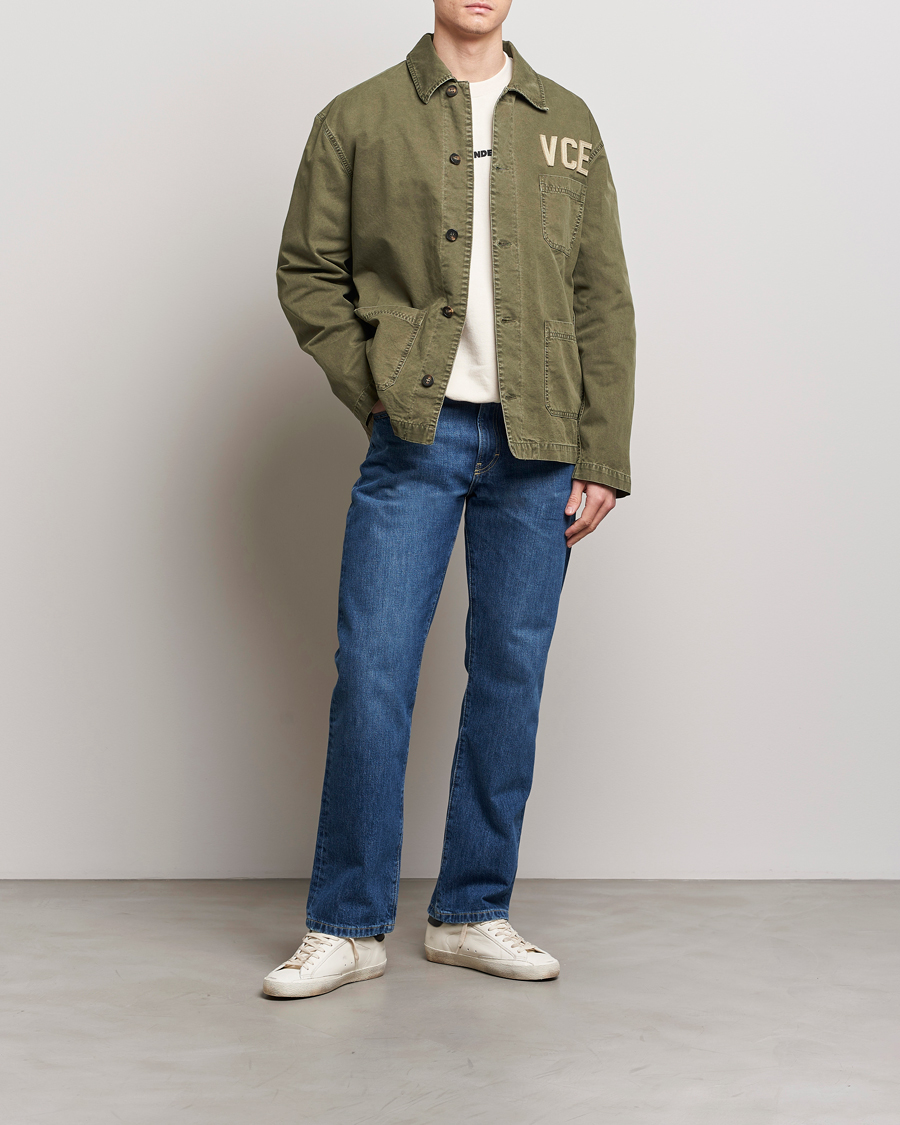 Heren | Jassen | Golden Goose | Deluxe Brand Garment Dyed Work Shirt Military Green