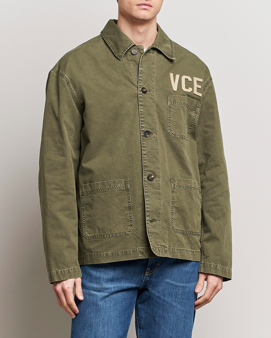 Heren | Jassen | Golden Goose | Deluxe Brand Garment Dyed Work Shirt Military Green