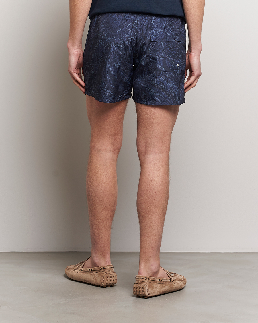 Heren | Zwembroek | Etro | Tonal Paisley Swim Shorts Blue