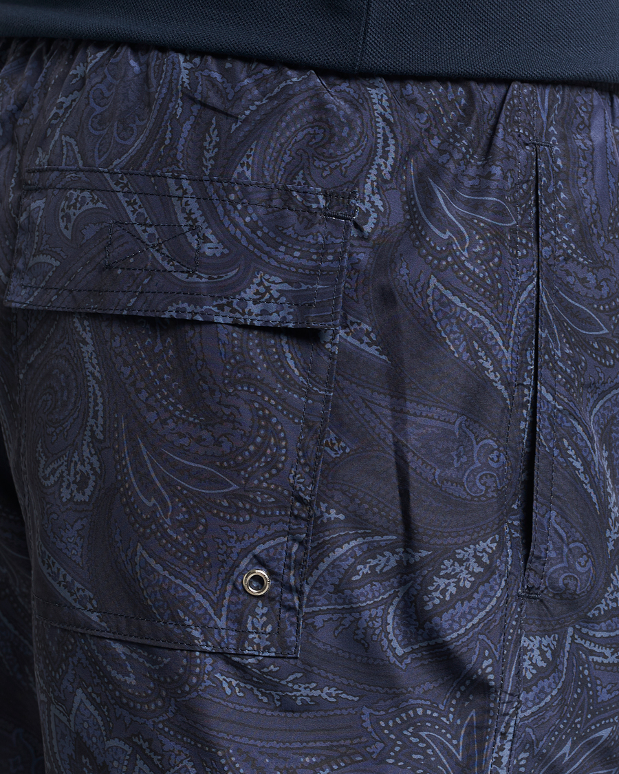 Heren | Zwembroek | Etro | Tonal Paisley Swim Shorts Blue