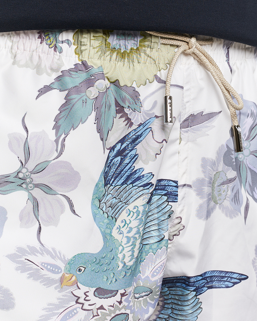 Heren | Zwembroek | Etro | Floral Printed Swim Shorts Light Grey