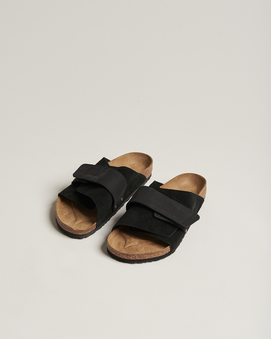Men | Sandals & Slides | BIRKENSTOCK | Kyoto Nubuck/Suede Black