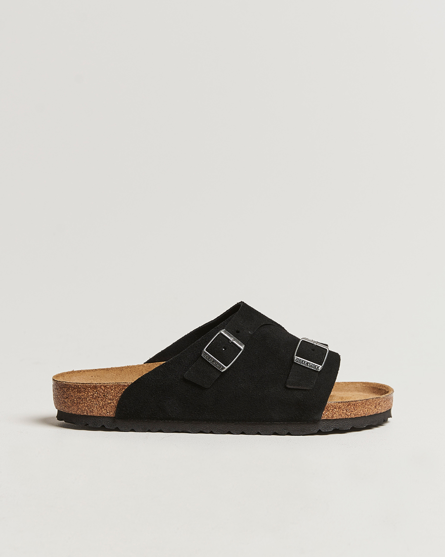 Heren | BIRKENSTOCK Zürich Black Suede | BIRKENSTOCK | Zürich Black Suede