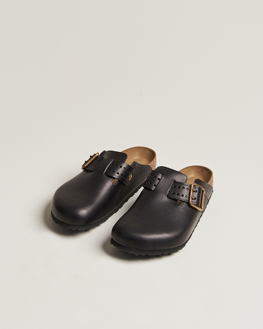 Heren | Sandalen slides | BIRKENSTOCK | Boston Bold Black Leather