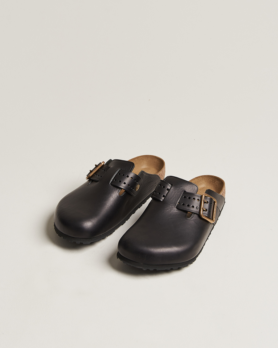 Heren | BIRKENSTOCK Boston Bold Black Leather | BIRKENSTOCK | Boston Bold Black Leather