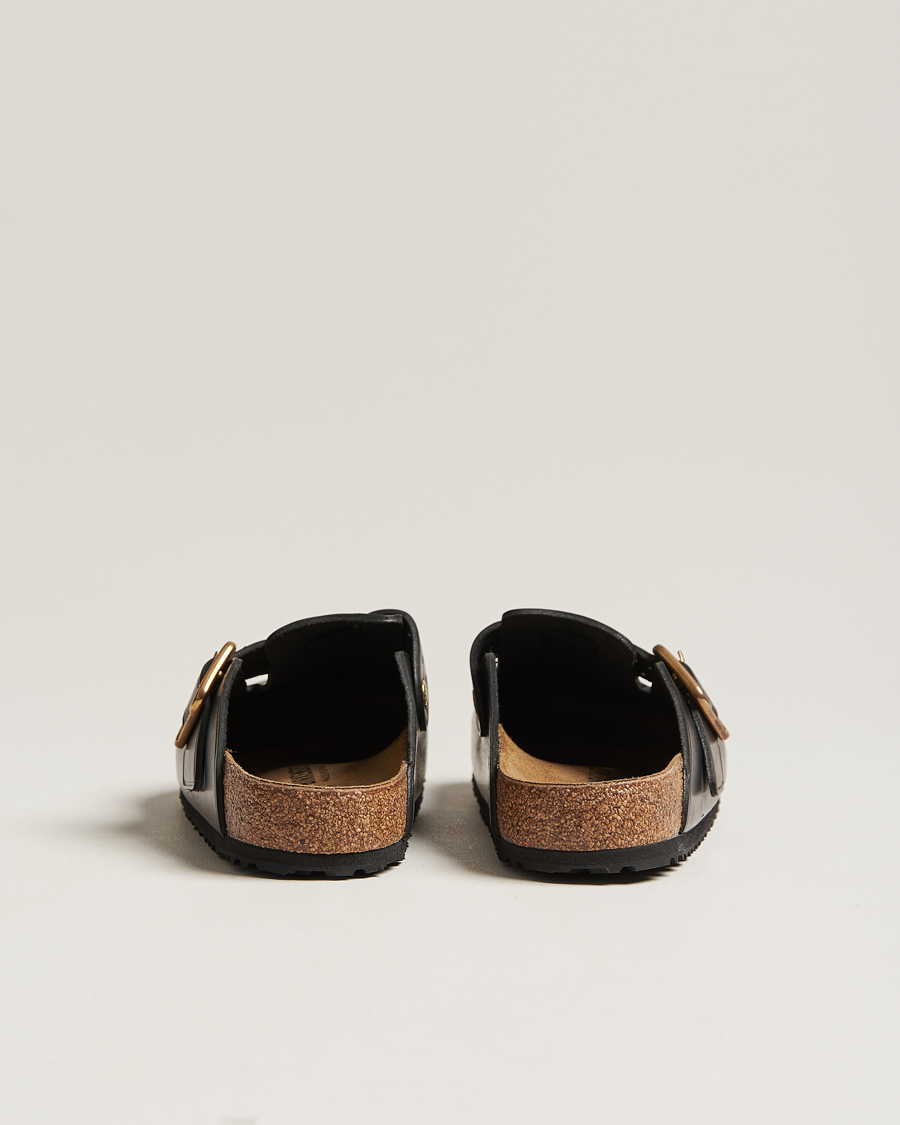 Heren | BIRKENSTOCK Boston Bold Black Leather | BIRKENSTOCK | Boston Bold Black Leather