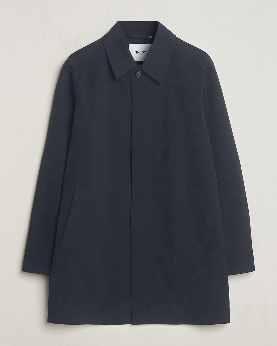Heren | Jassen | NN07 | Kim Waterproof Car Coat Navy Blue
