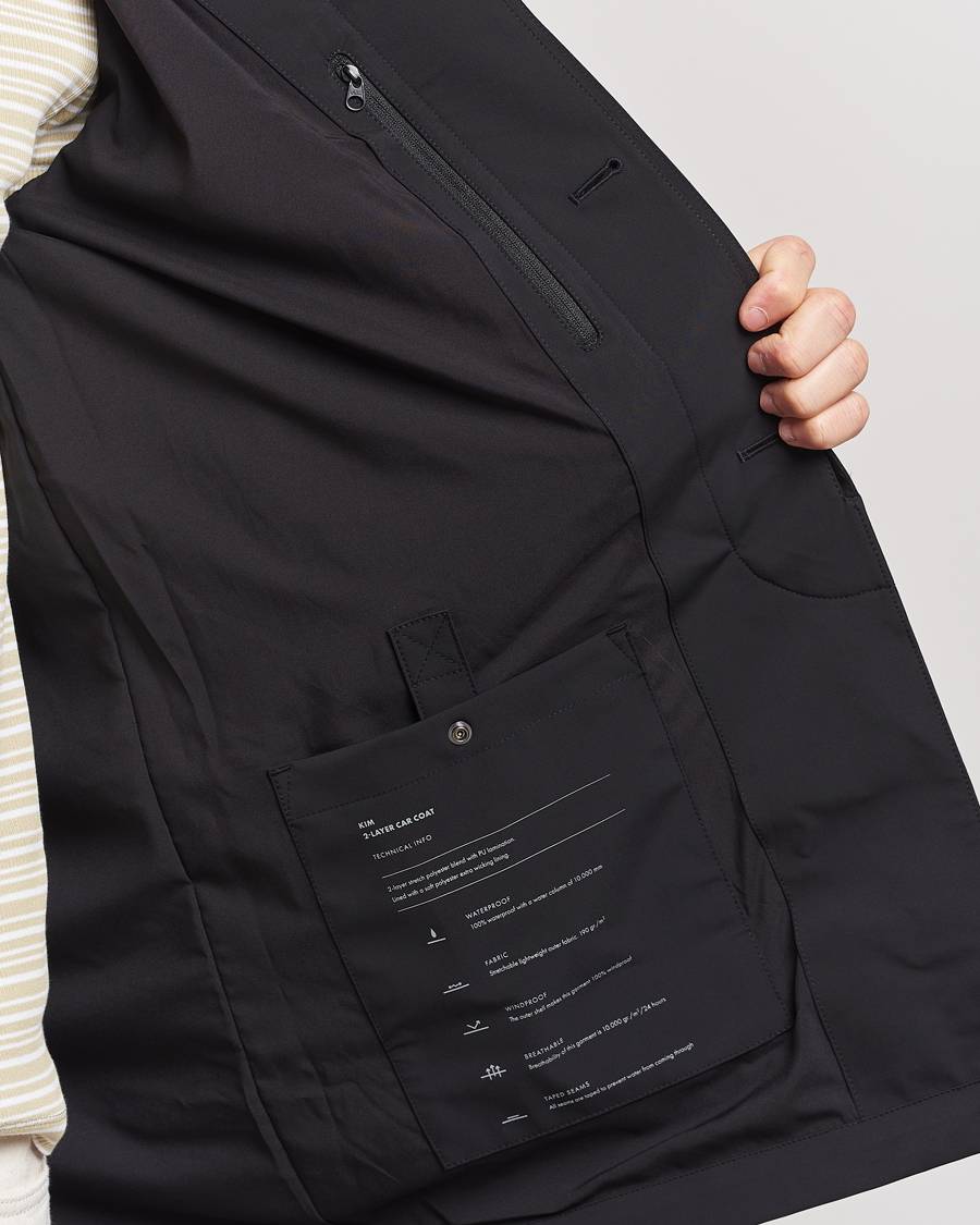 Heren | Jassen | NN07 | Kim Waterproof Car Coat Black